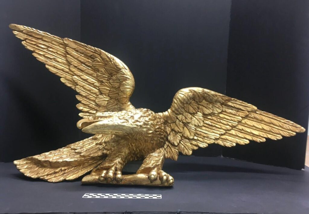 Wooden Sculptures With Gold Leaf